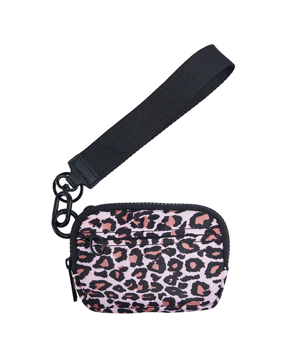 Billetera mujer colgante animal print