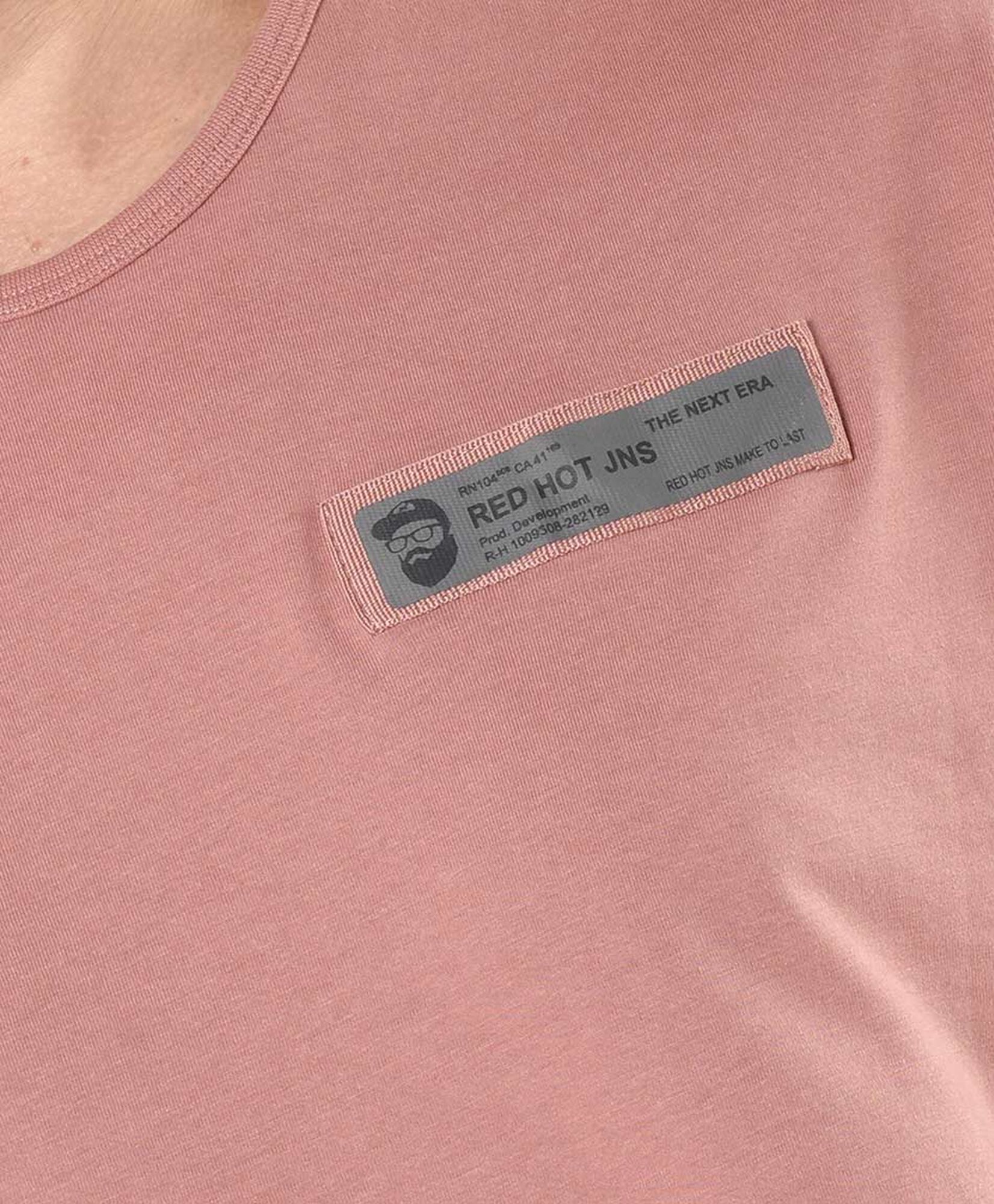 Polera hombre lisa colores parche Polera hombre lisa colores parche