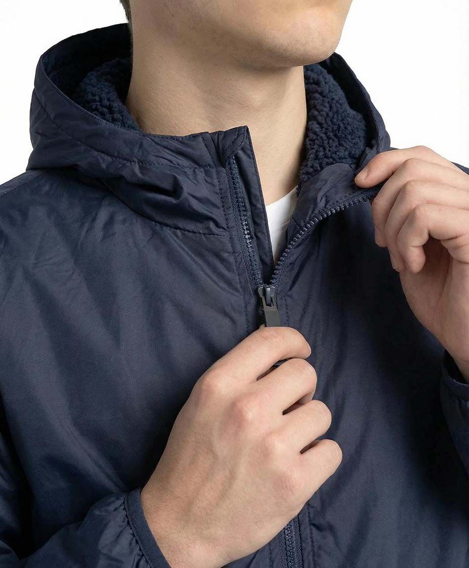 Parka escolar cortaviento interior forrado