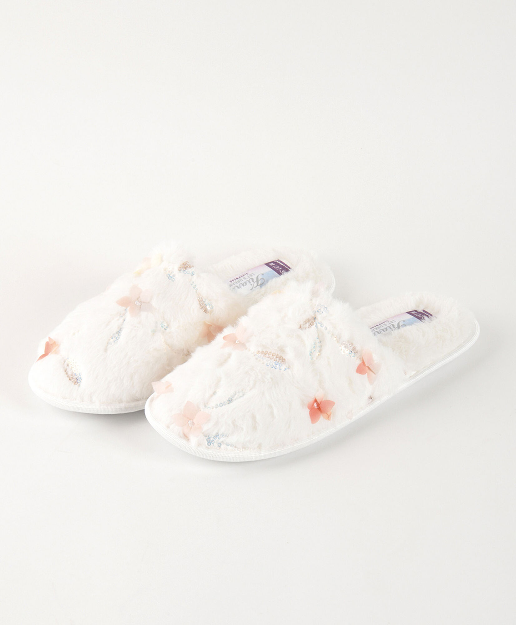 Pantuflas mujer floreada Pantuflas mujer floreada