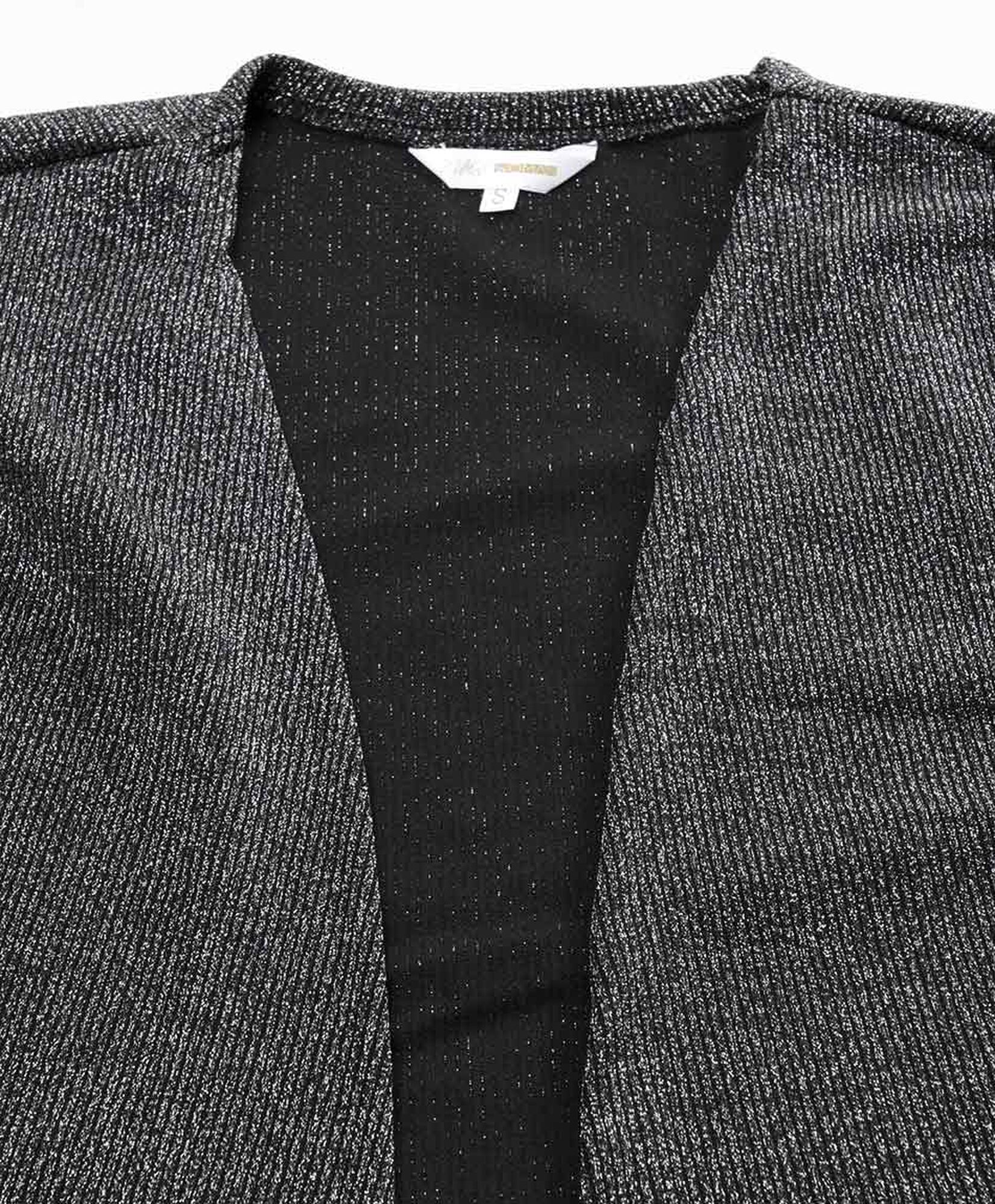Tapado mujer gris brillante Tapado mujer gris brillante