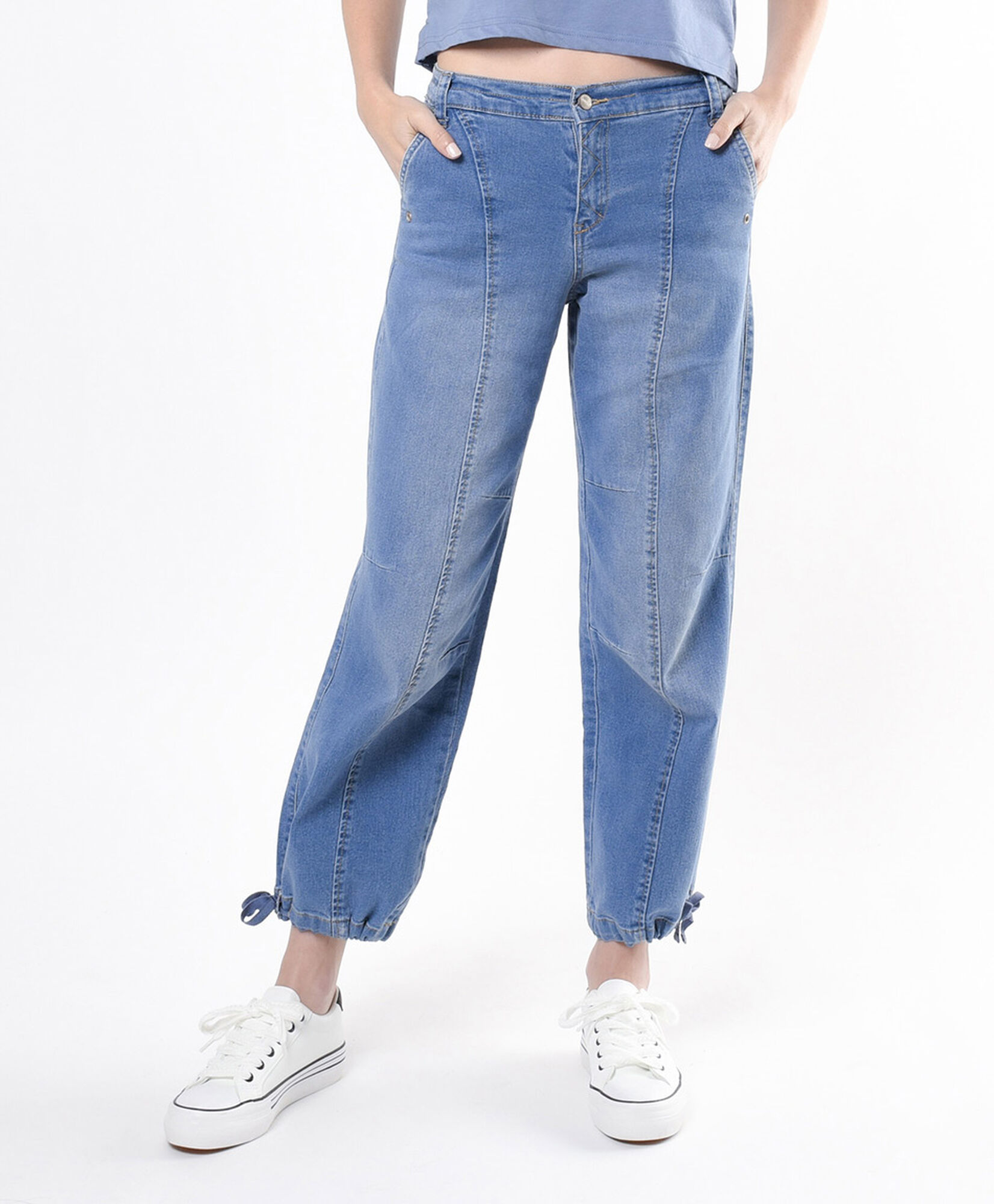 Jeans mujer costuras jogger Jeans mujer costuras jogger