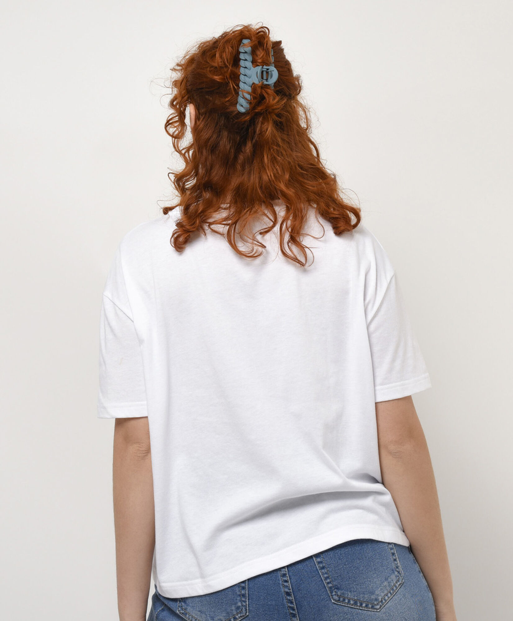 Polera mujer estampada patitos Polera mujer estampada patitos