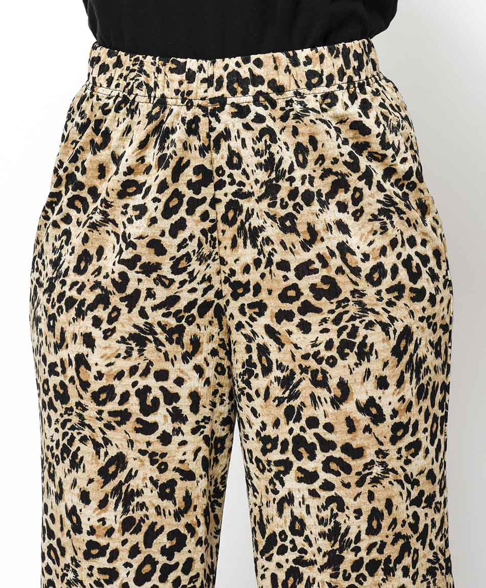 Pantalón mujer animal print jacquard Pantalón mujer animal print jacquard