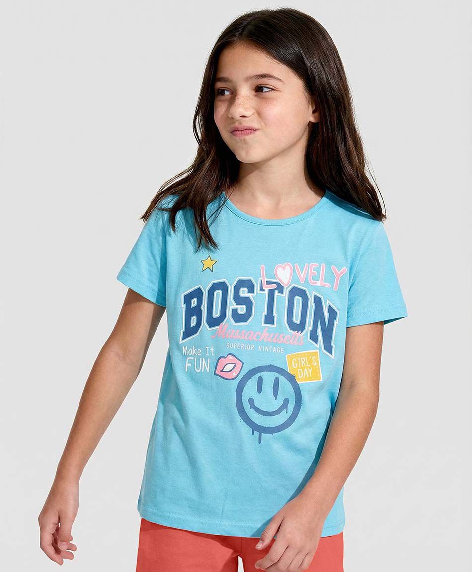 Polera ni&ntilde;a boston