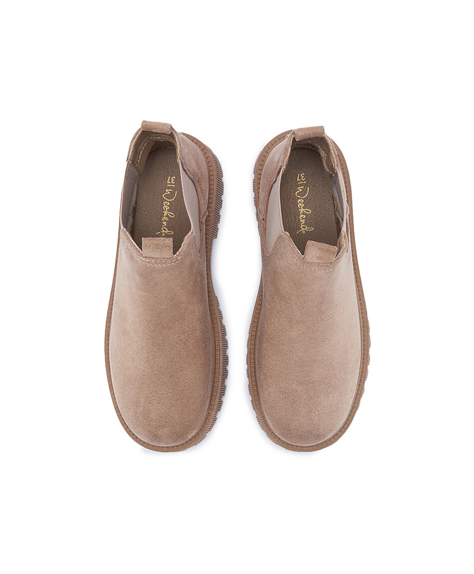 Bot&iacute;n mujer elasticado brown