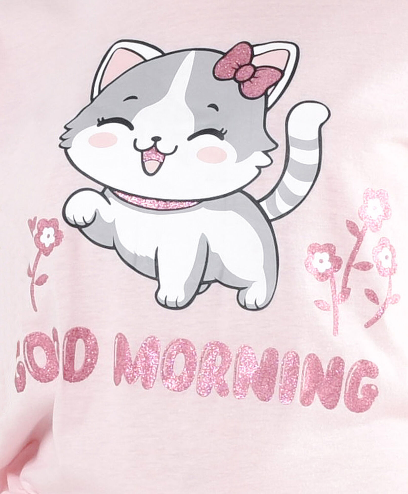 Pijama mujer gatito y florcitas Pijama mujer gatito y florcitas