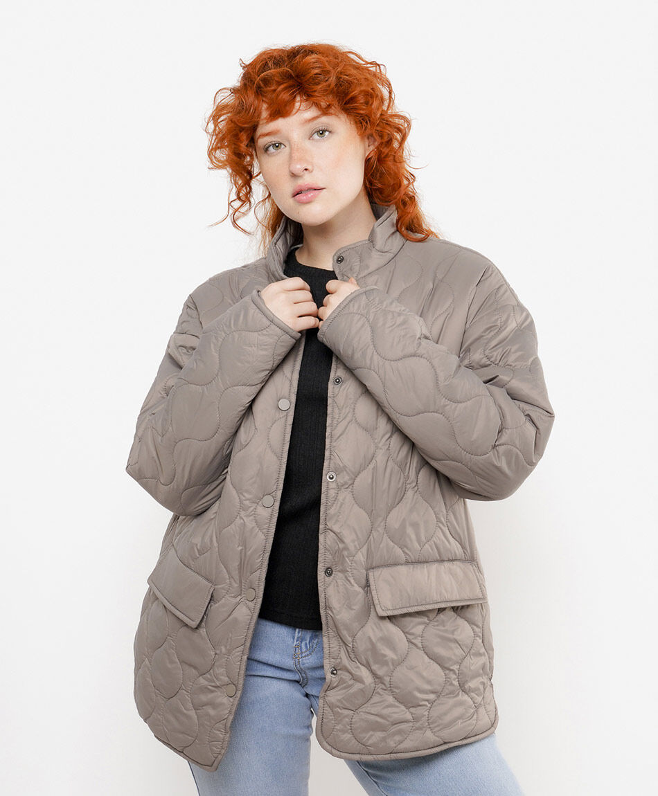 Parka mujer acolchada forrada