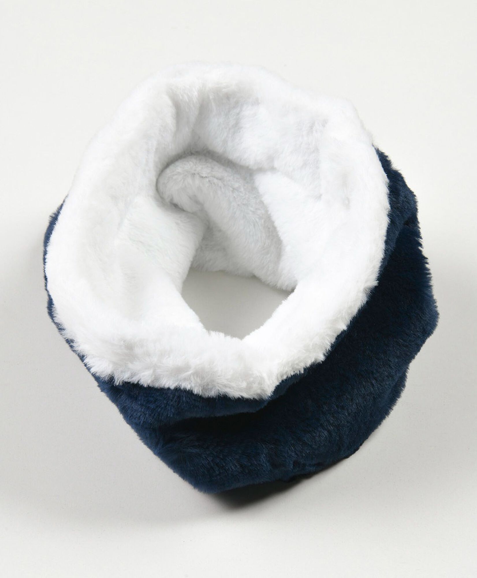 Cuello infanil forrado bicolor Cuello infanil forrado bicolor
