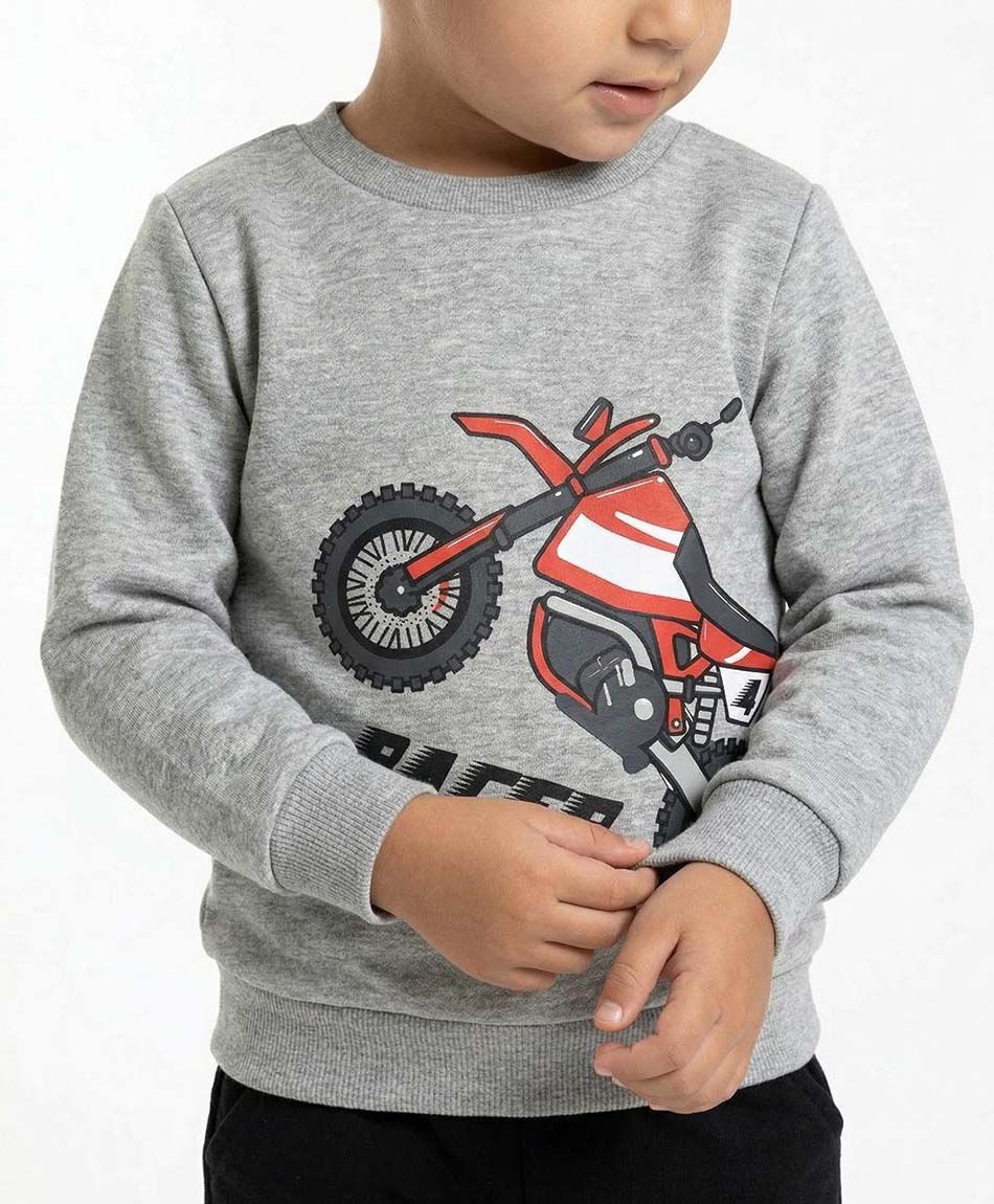 Buzo beb&eacute; estamapado moto cross