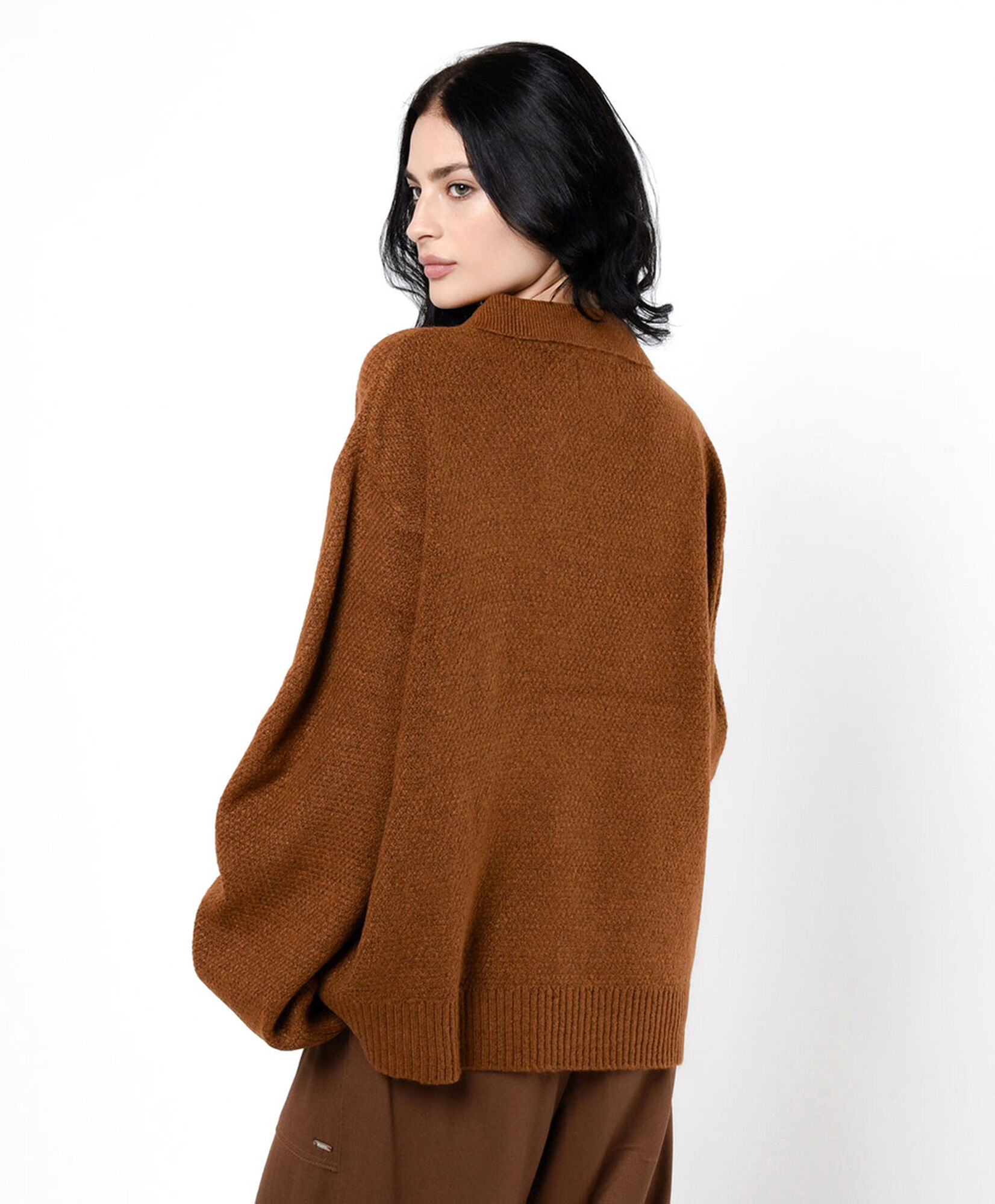 Sweater mujer oversize cuello Sweater mujer oversize cuello