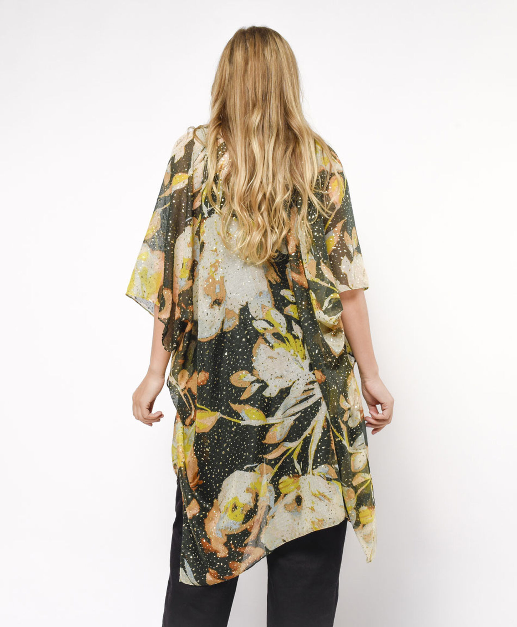 Pareo mujer flores brillos Pareo mujer flores brillos