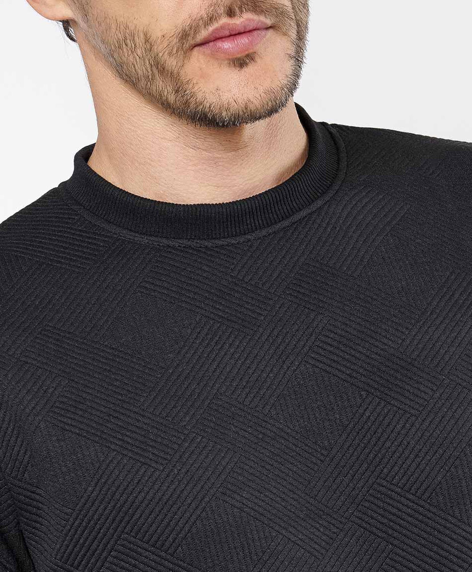 Sweater hombre liso jacquard Sweater hombre liso jacquard