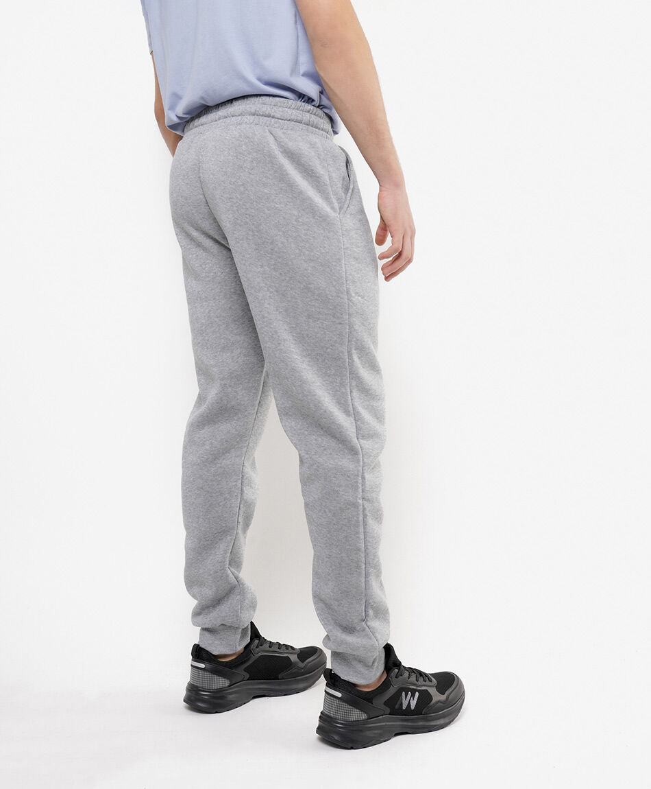 Pantal&oacute;n deportivo hombre liso gris