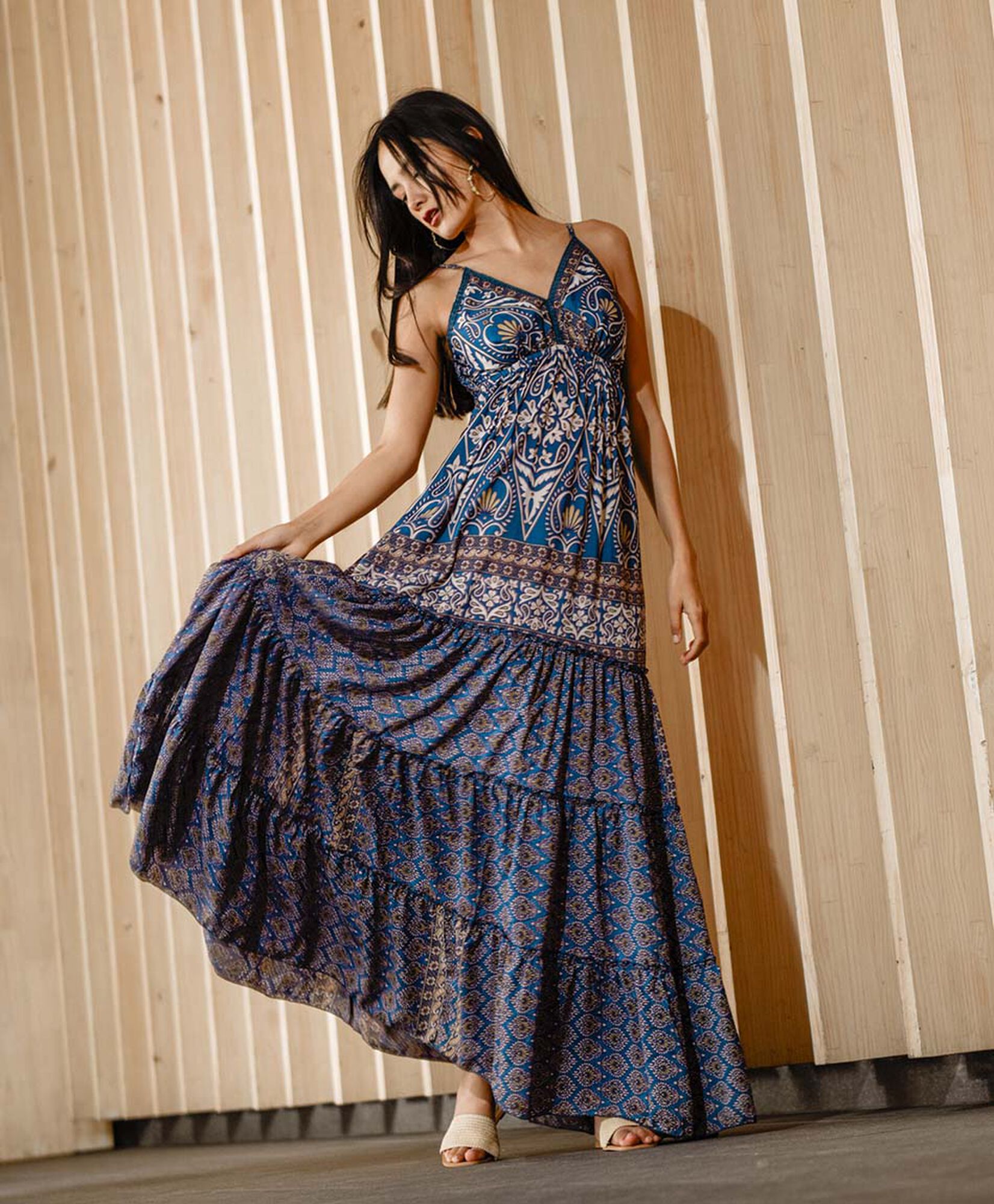 Vestido mujer print maxi Vestido mujer print maxi