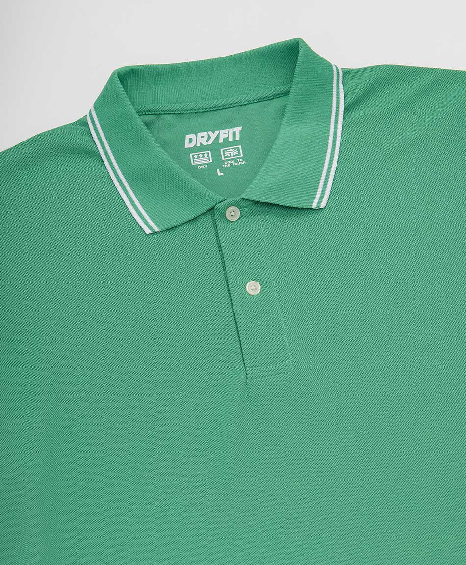 Polera hombre polo l&iacute;nea dry fit