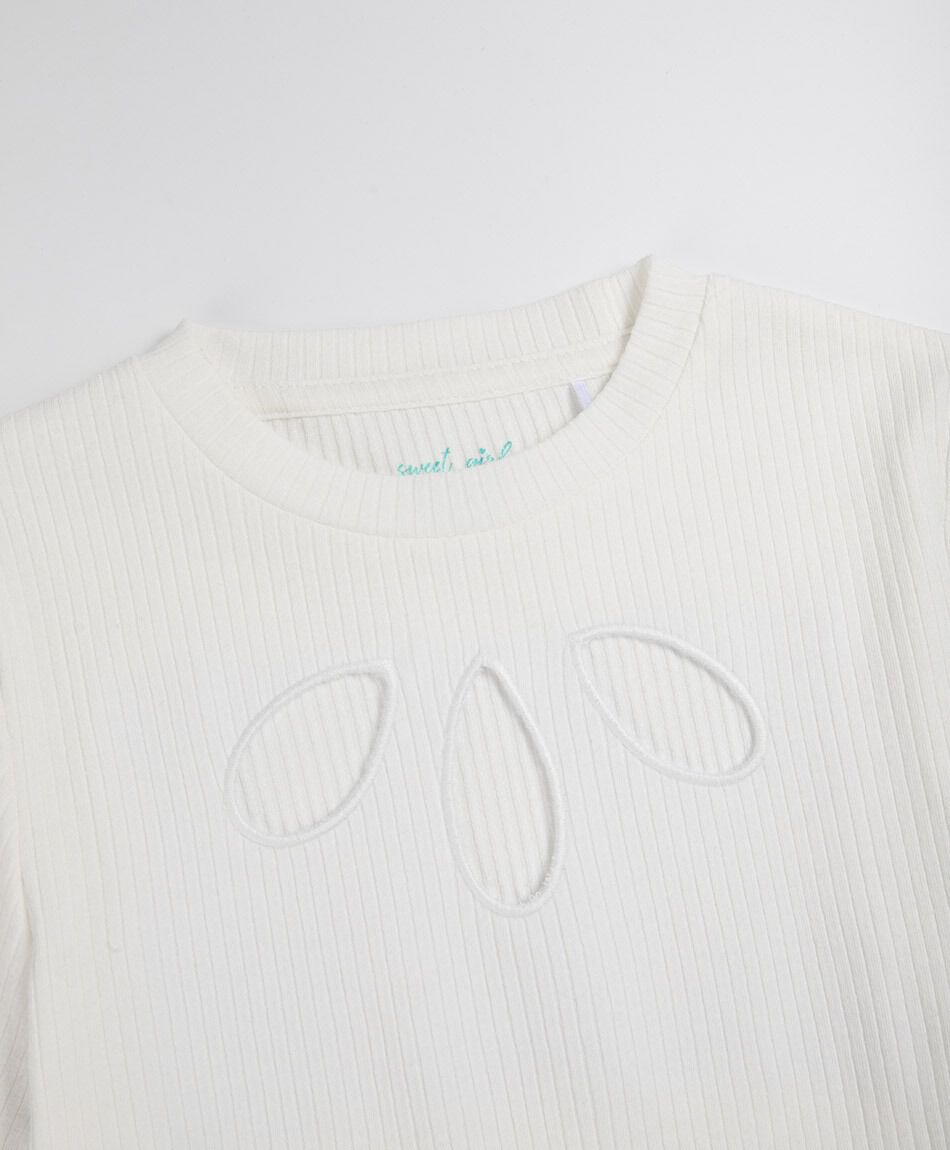 Polera ni&ntilde;a dise&ntilde;o calado