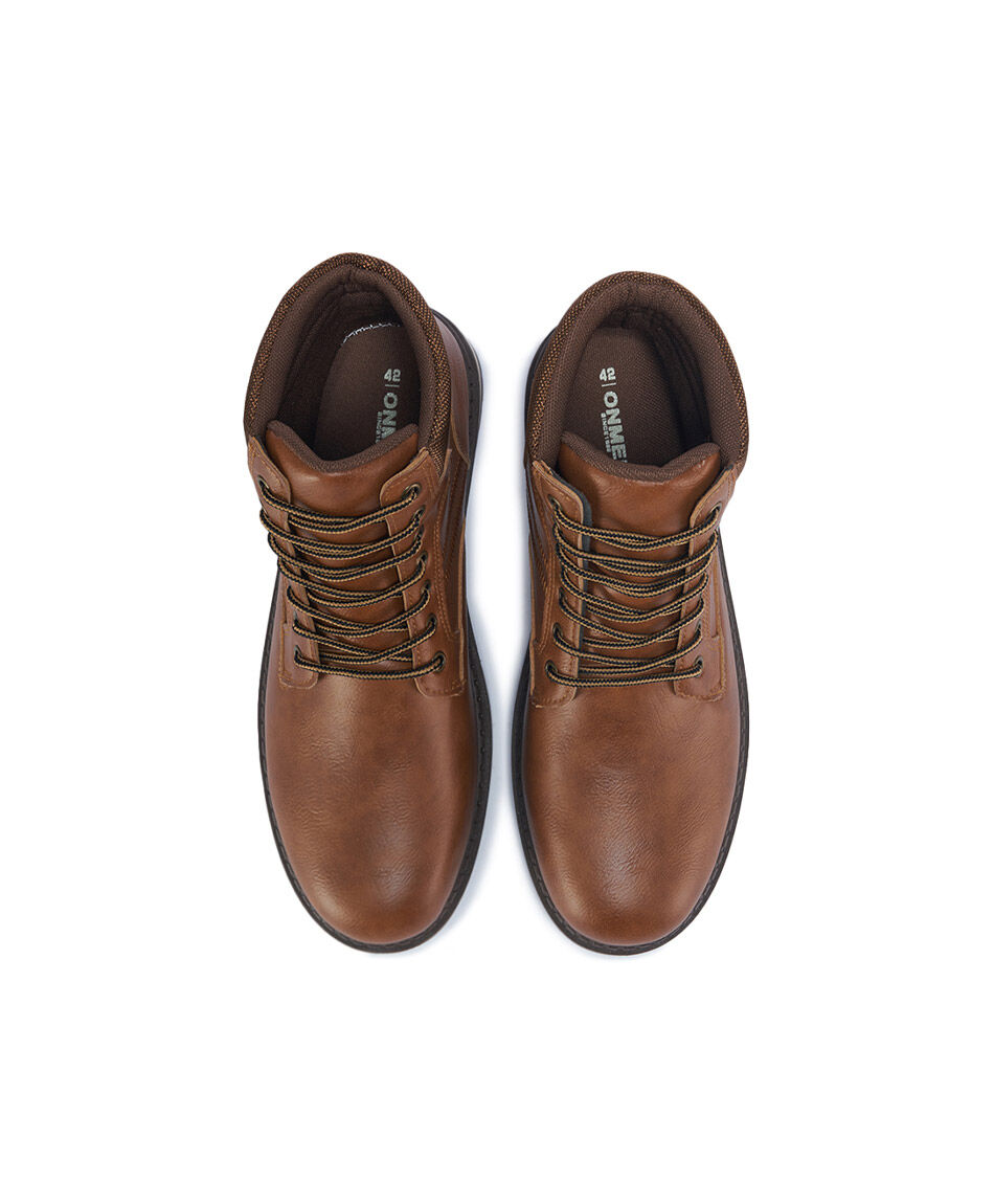 Bot&iacute;n hombre casual camel