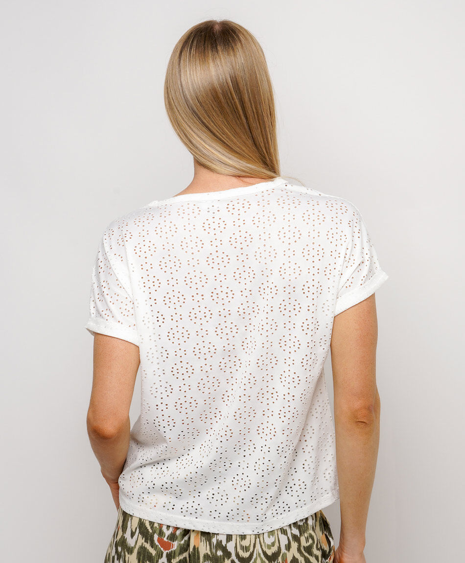 Polera mujer dise&ntilde;o acanalada