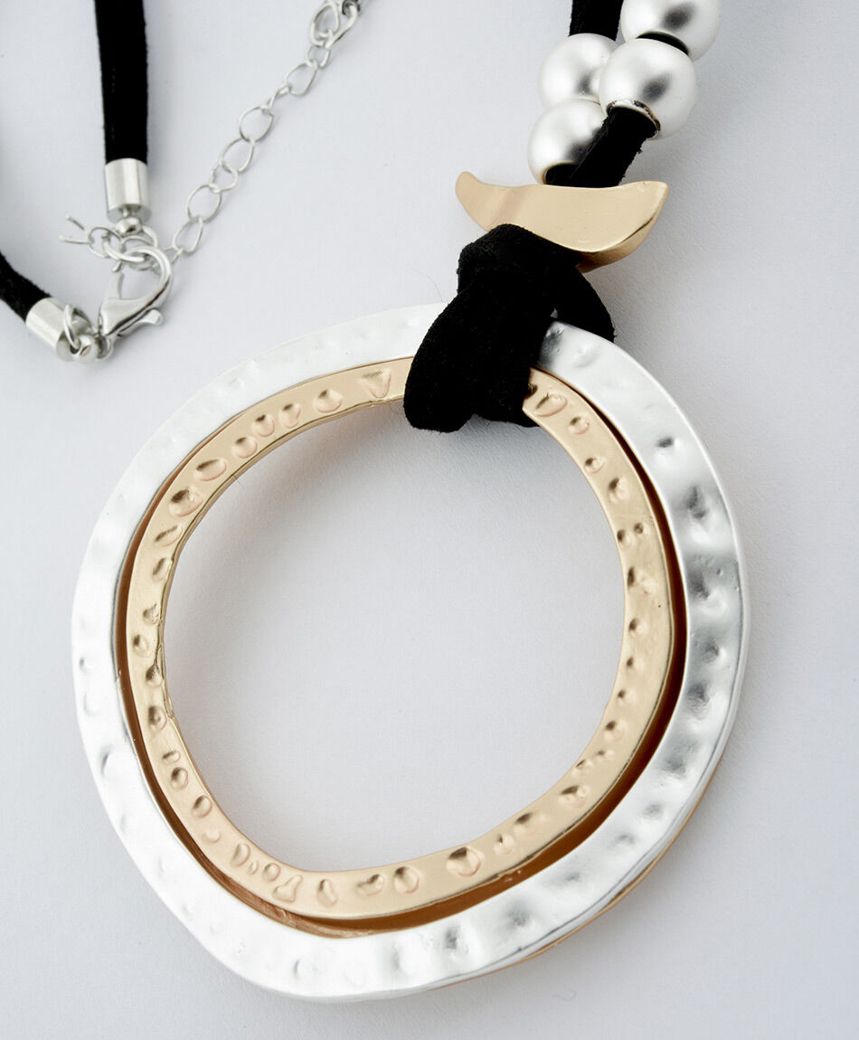 Collar mujer c&iacute;rculo grande 1 pieza