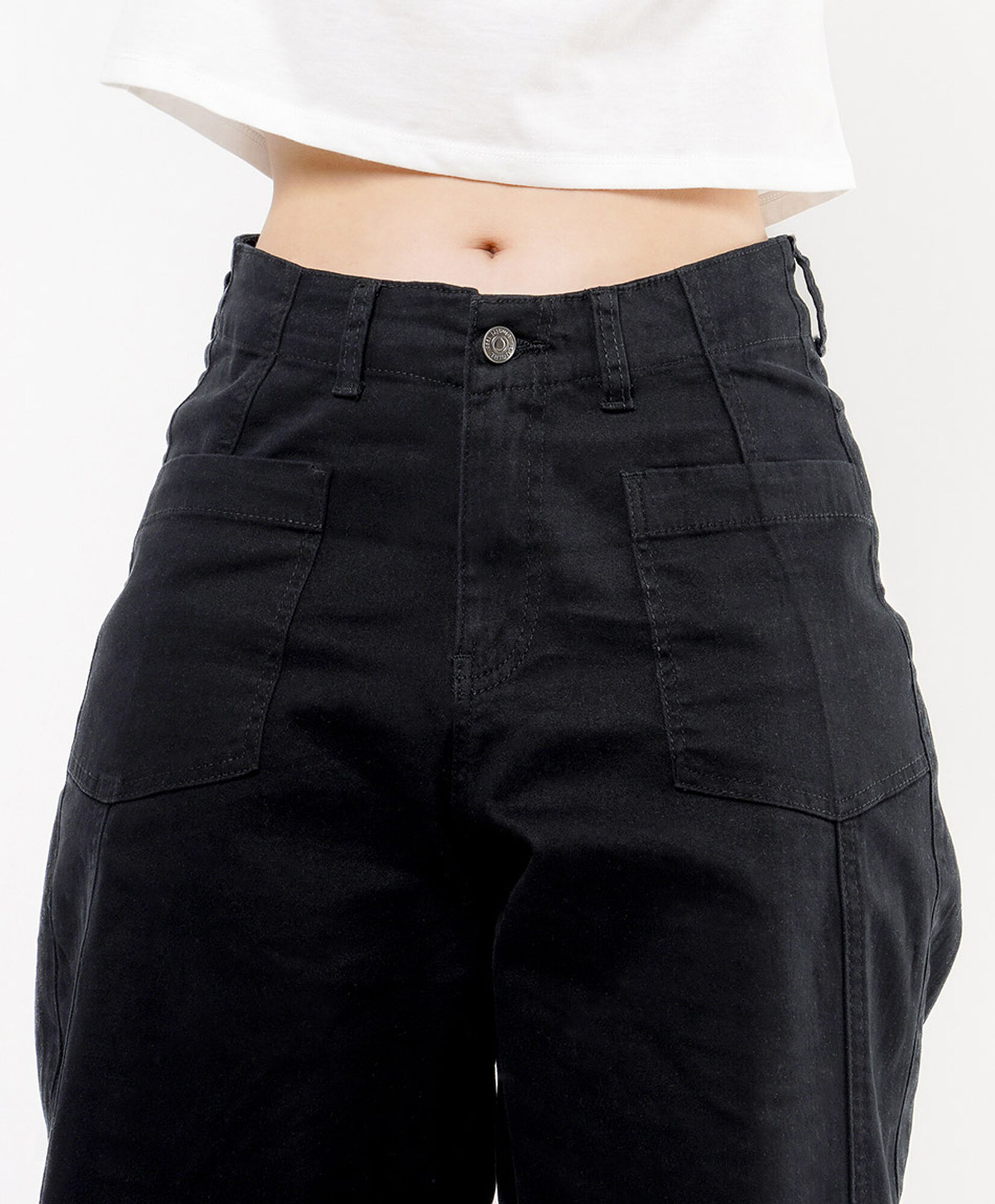 Pantalón mujer bolsillos wide Pantalón mujer bolsillos wide