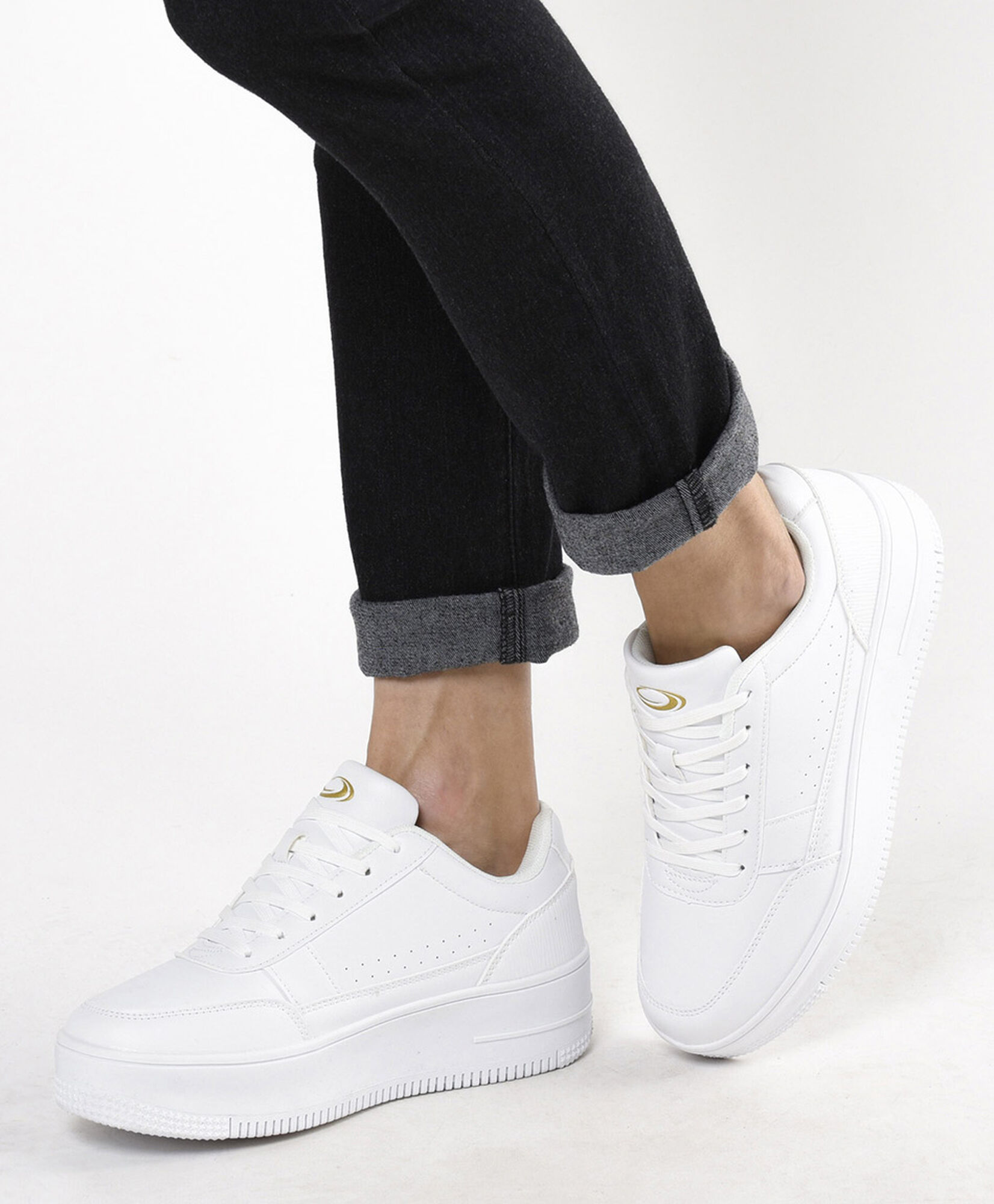 Zapatilla mujer blanca plataforma Zapatilla mujer blanca plataforma