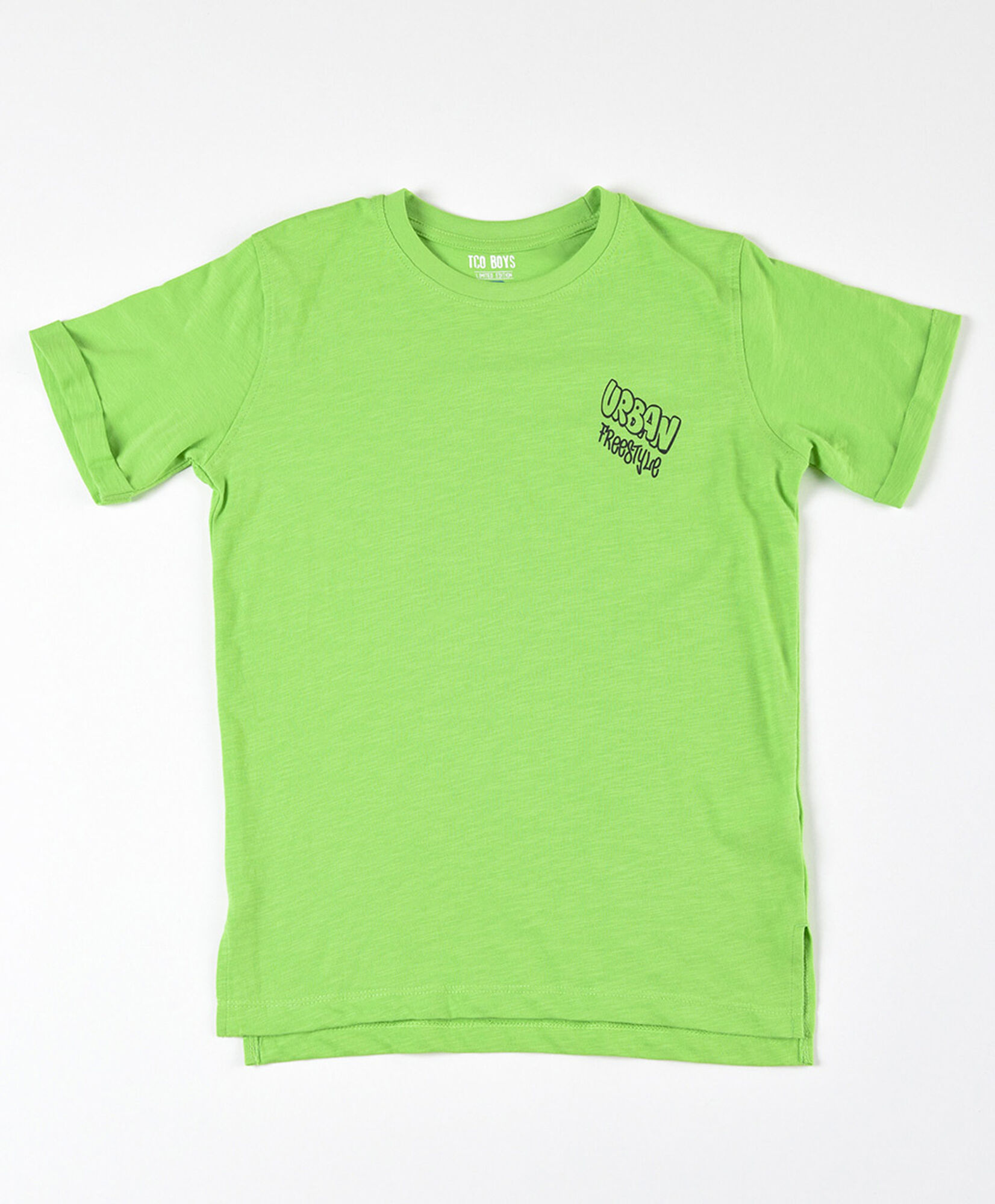 Polera niño urban verde Polera niño urban verde