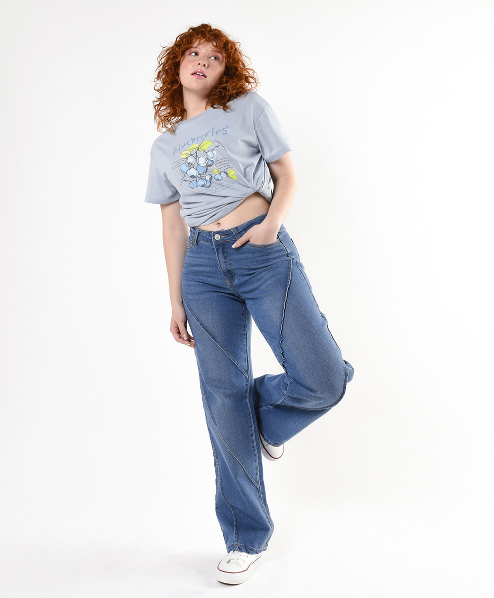 Jeans mujer cortes diagonales Jeans mujer cortes diagonales