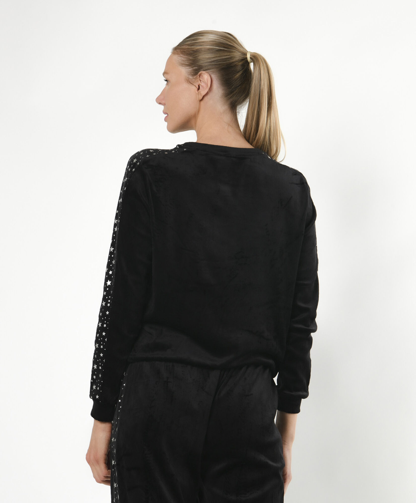 Pijama mujer velvet diseño lateral Pijama mujer velvet diseño lateral