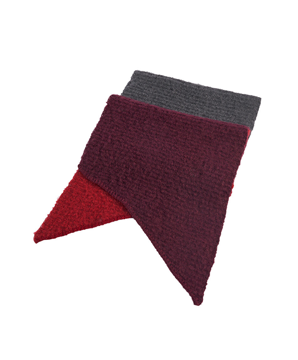 Bufanda mujer bicolor dark