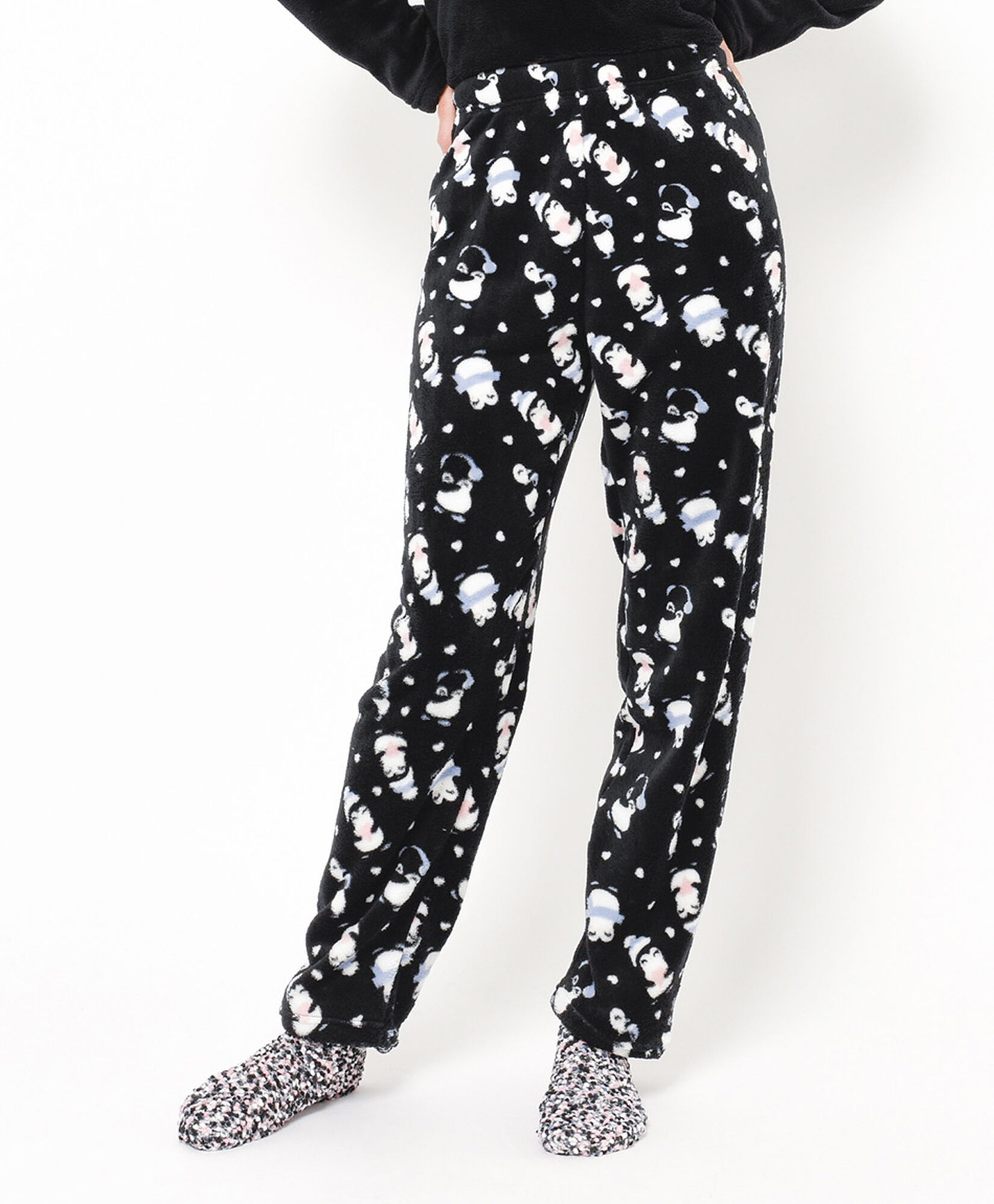 Pijama + calcetines mujer polar pingüino Pijama + calcetines mujer polar pingüino