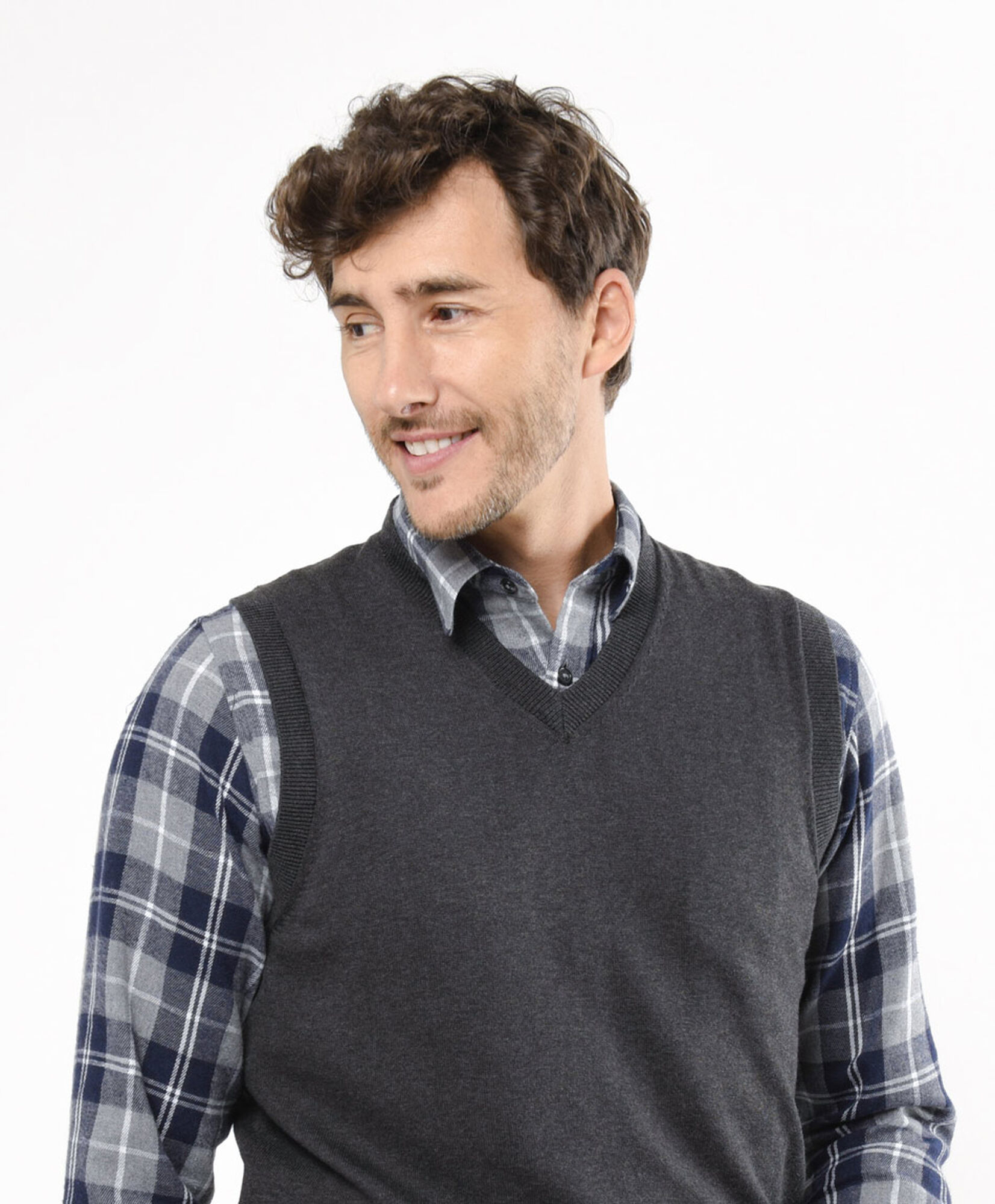 Sueter Tejido Chaqueton Sin Manga Hombre Sweater Hombre Sin Mangas