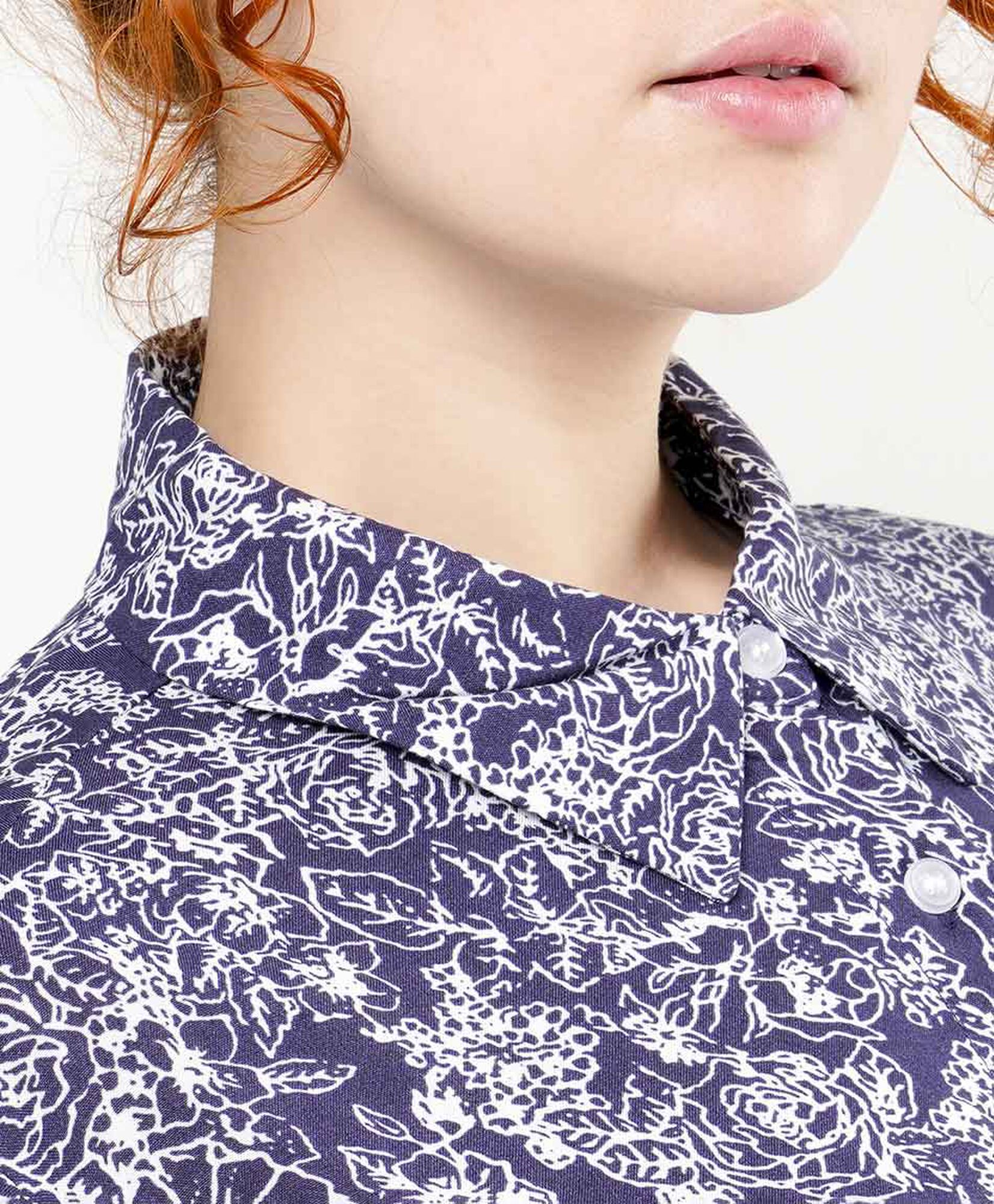 Blusa mujer estampado azul Blusa mujer estampado azul