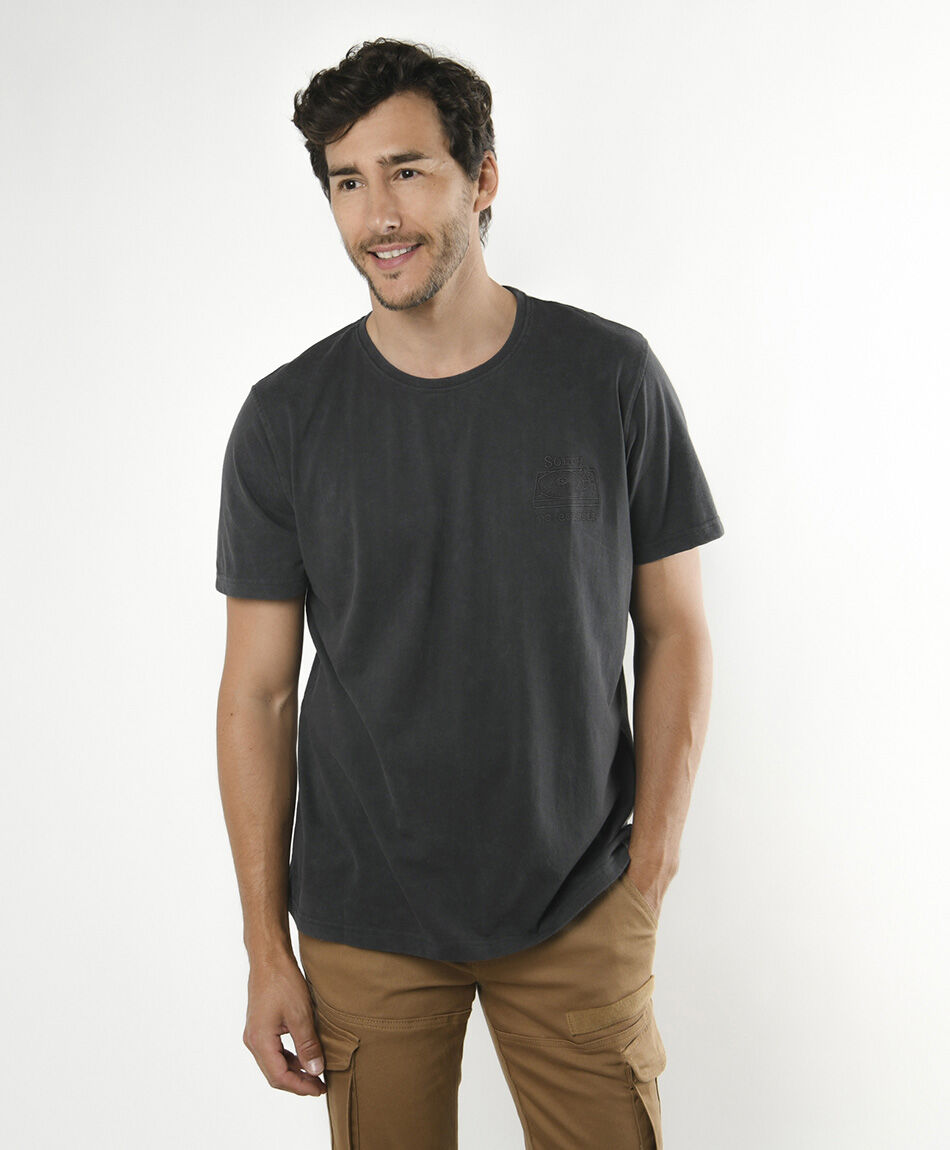 Polera hombre bordado tocadiscos