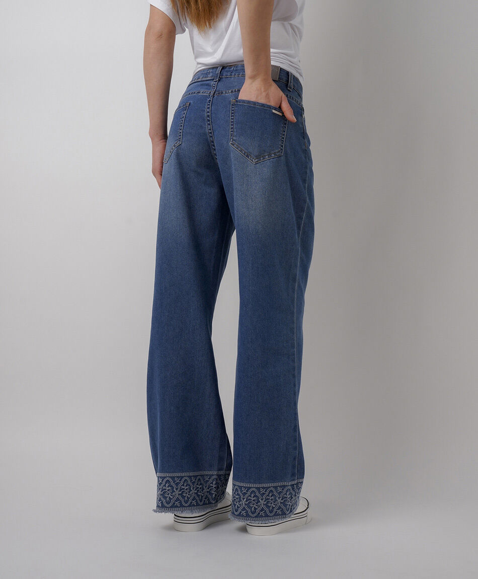 Jeans mujer wide leg