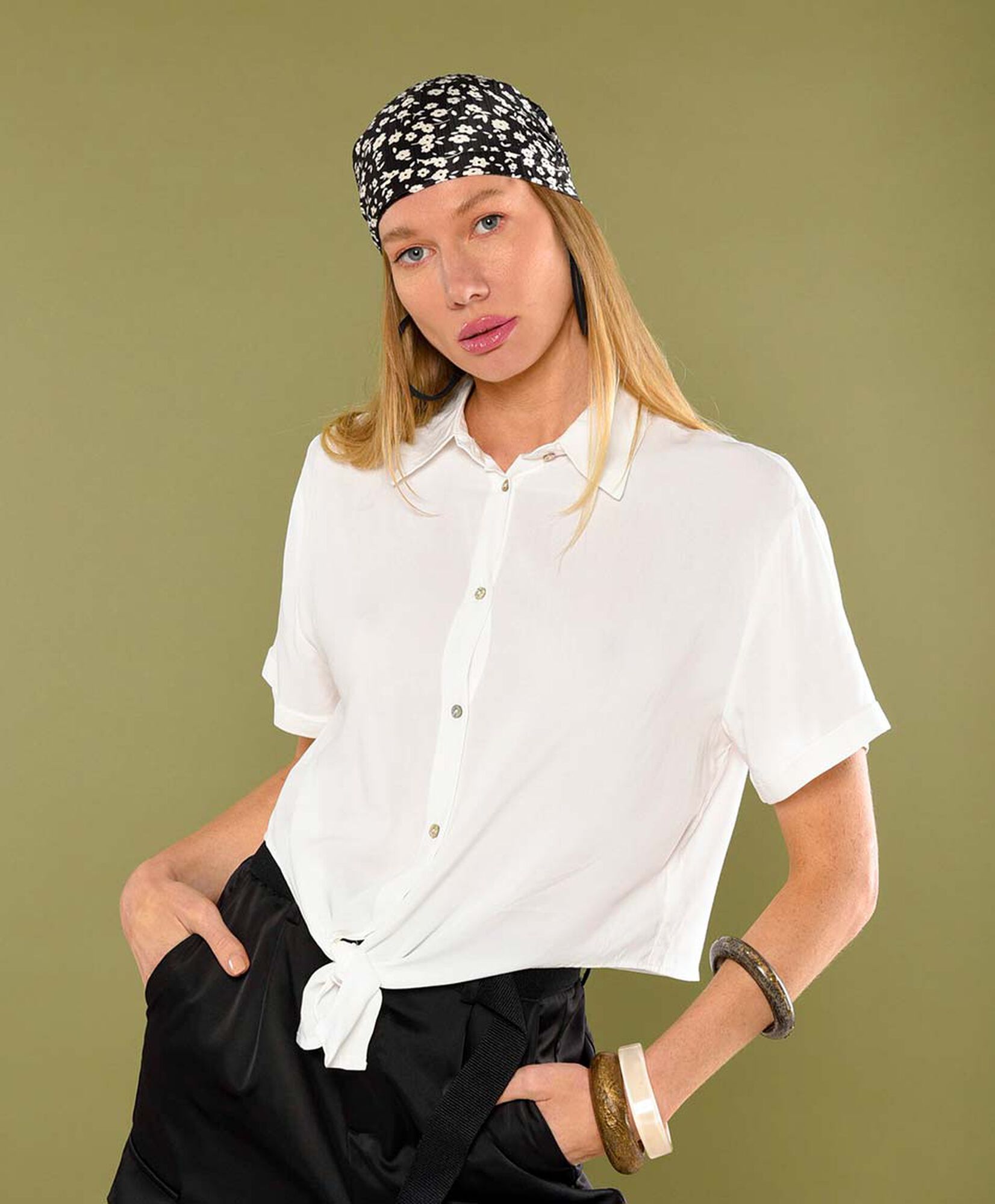 Blusa manga corta Blusa manga corta