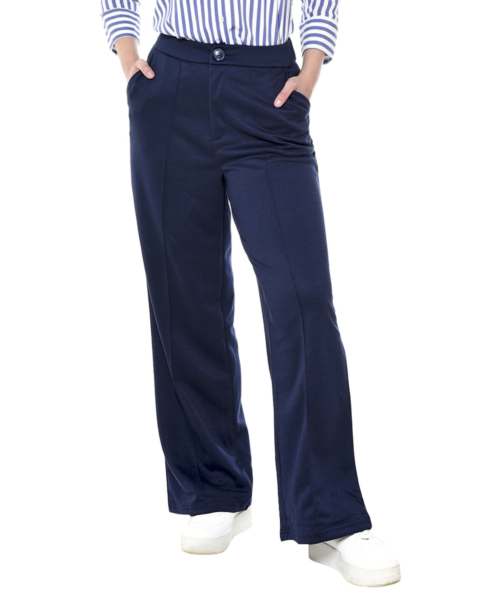 Pantalon jersey marine Pantalon jersey marine