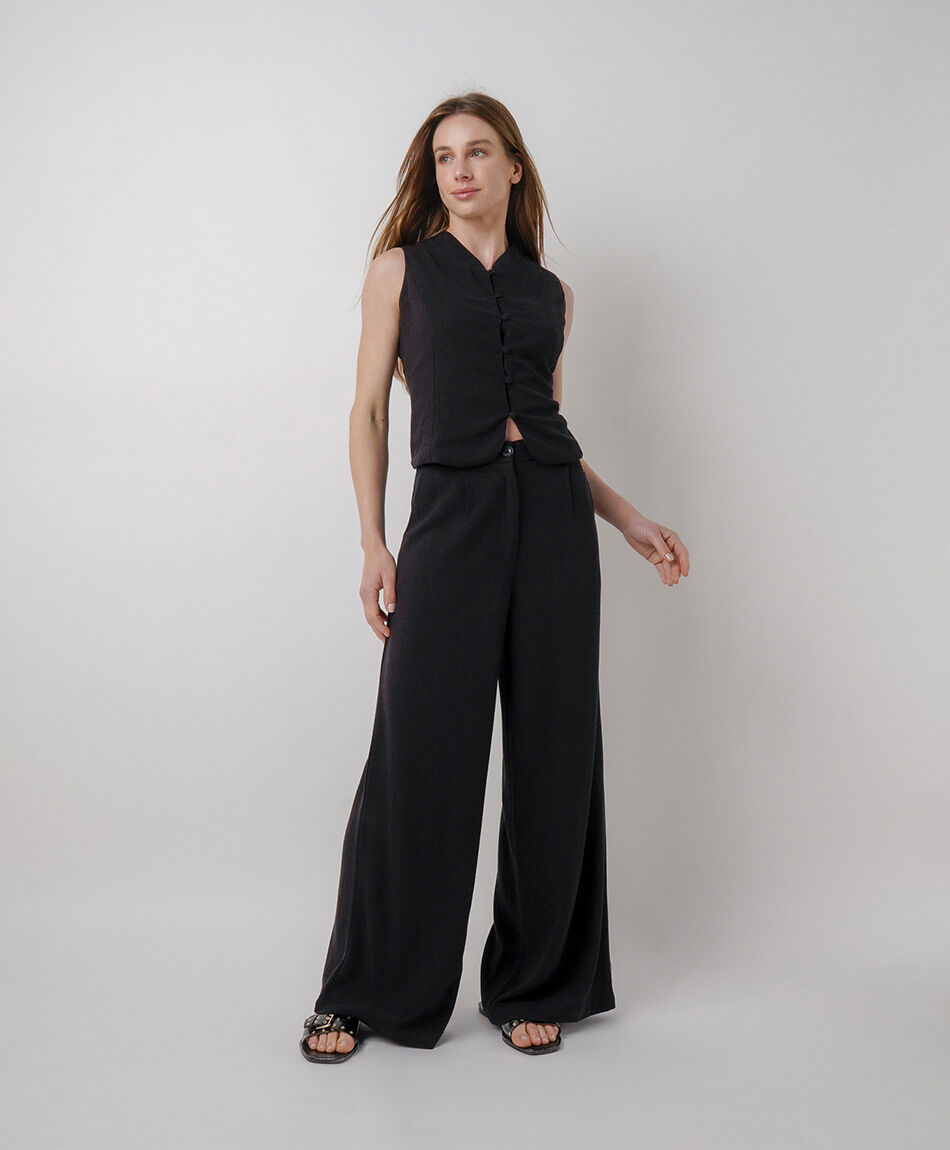 Pantal&oacute;n mujer lino
