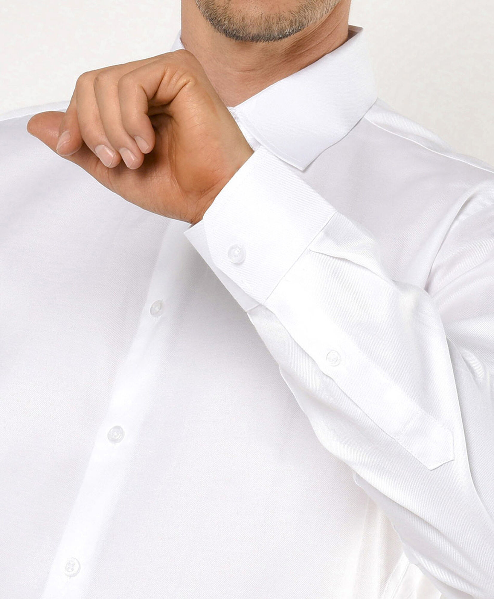 Camisa hombre lisa blanca Camisa hombre lisa blanca