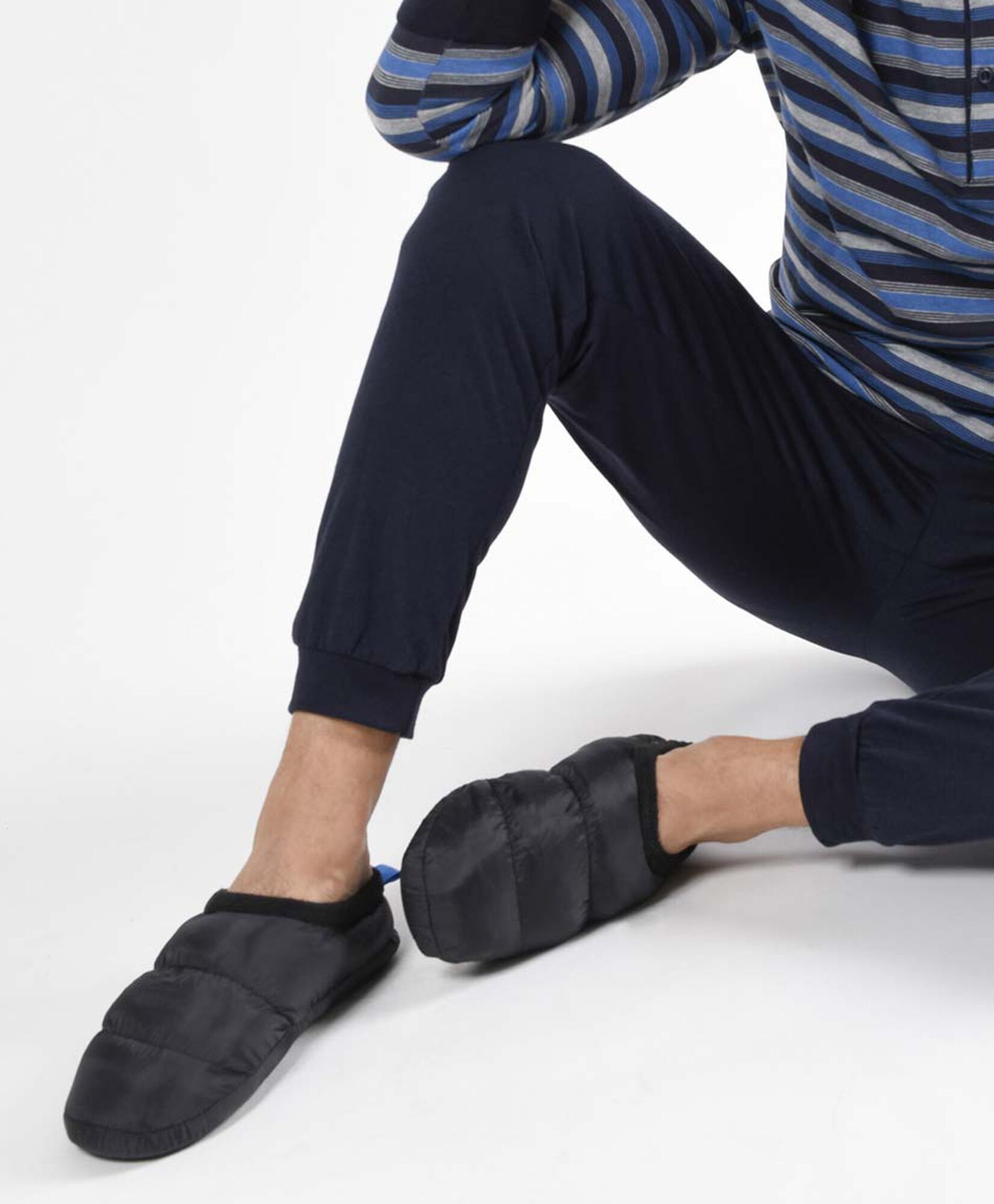 Pantufla hombre puff Pantufla hombre puff