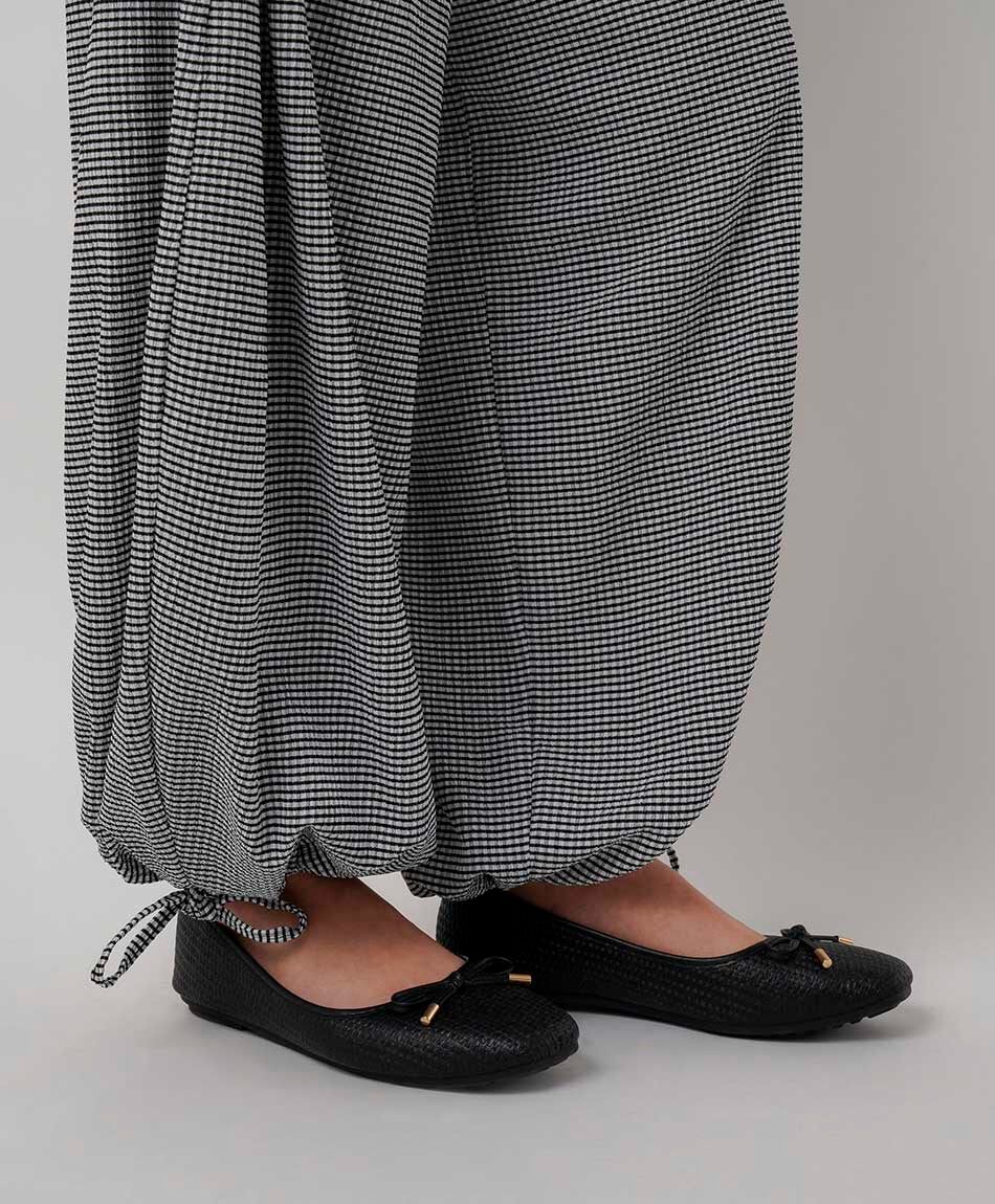 Pantal&oacute;n mujer balloon vichy