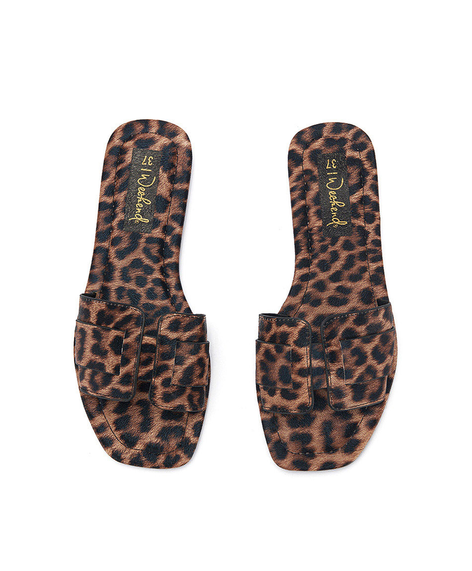 Sandalia mujer plana animal print Sandalia mujer plana animal print