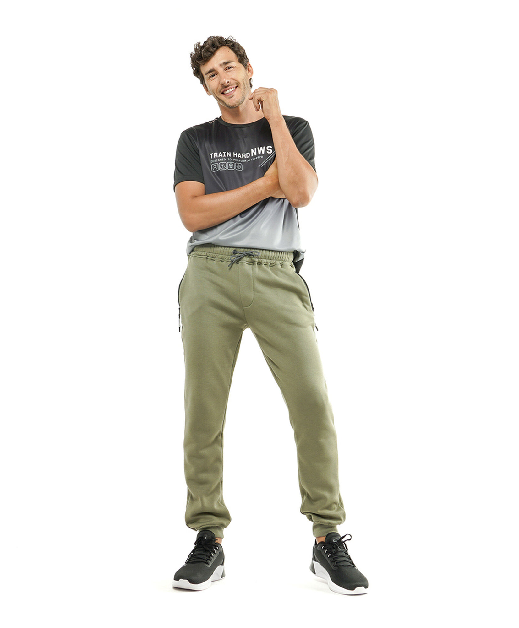 Pantalón deportivo hombre verde Pantalón deportivo hombre verde