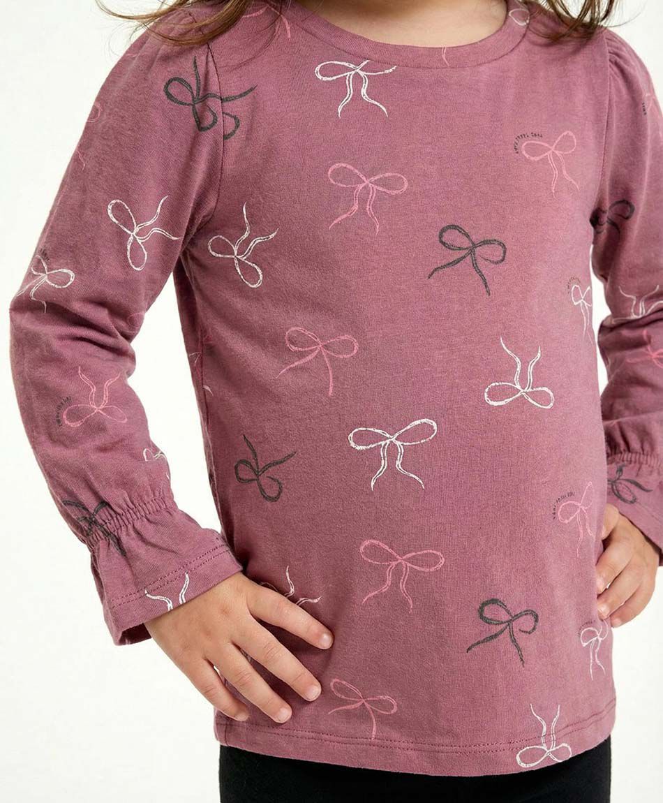 Polera beb&eacute; cintas