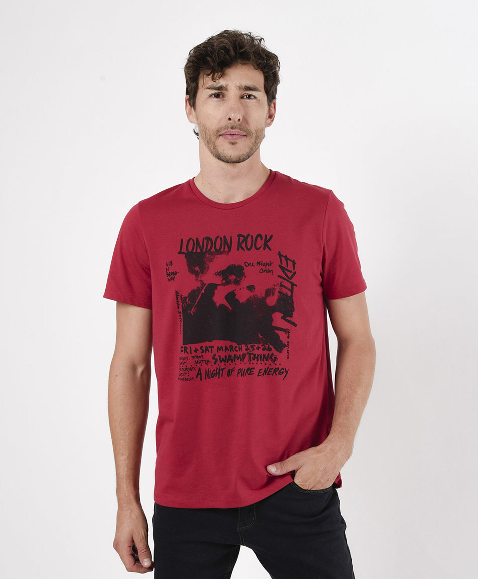 Polera hombre london rock Polera hombre london rock