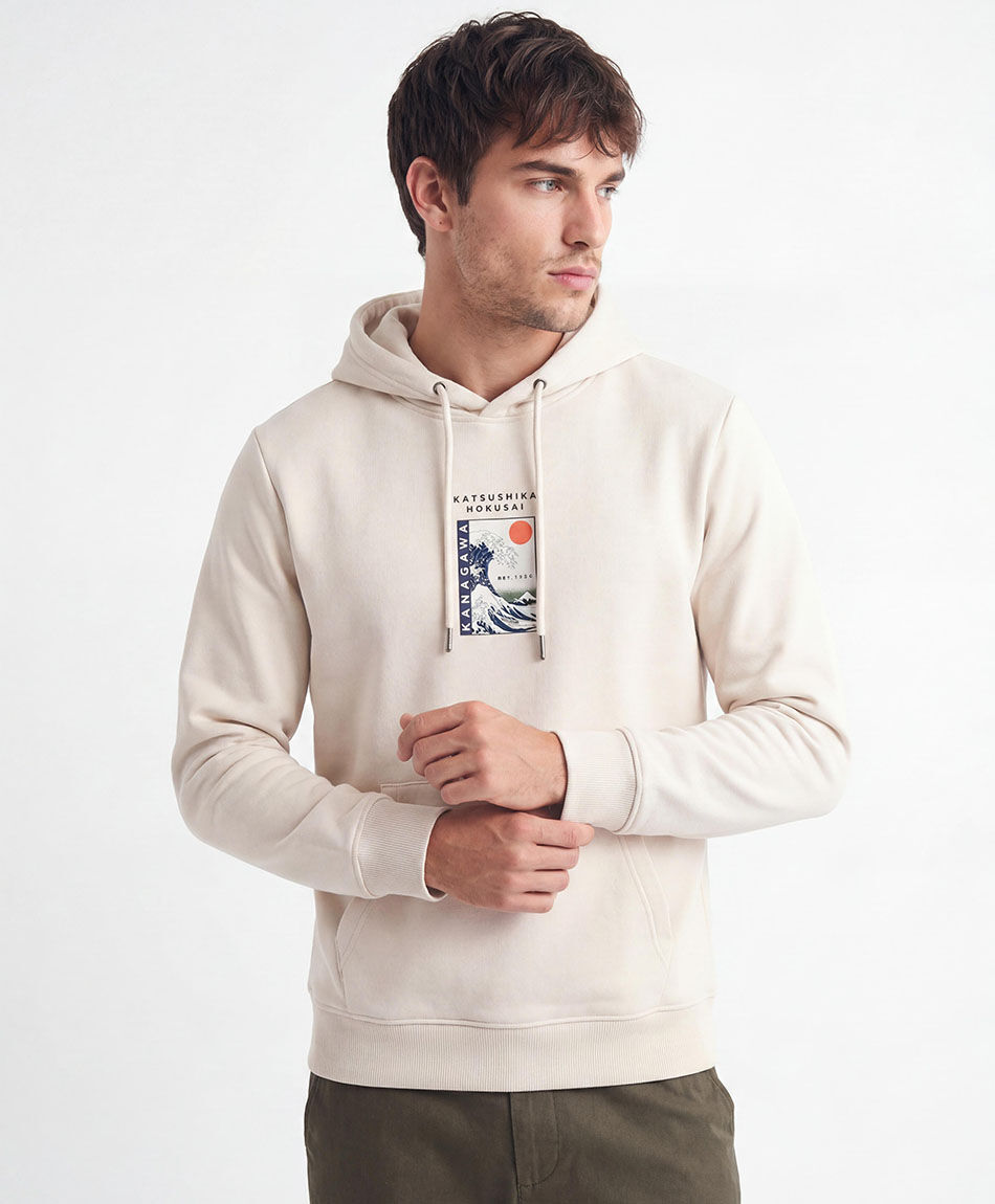 Poler&oacute;n hombre print ola