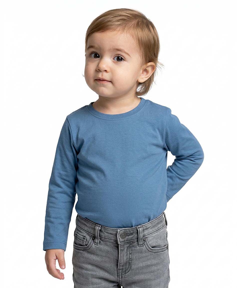 Polera beb&eacute; b&aacute;sica manga larga