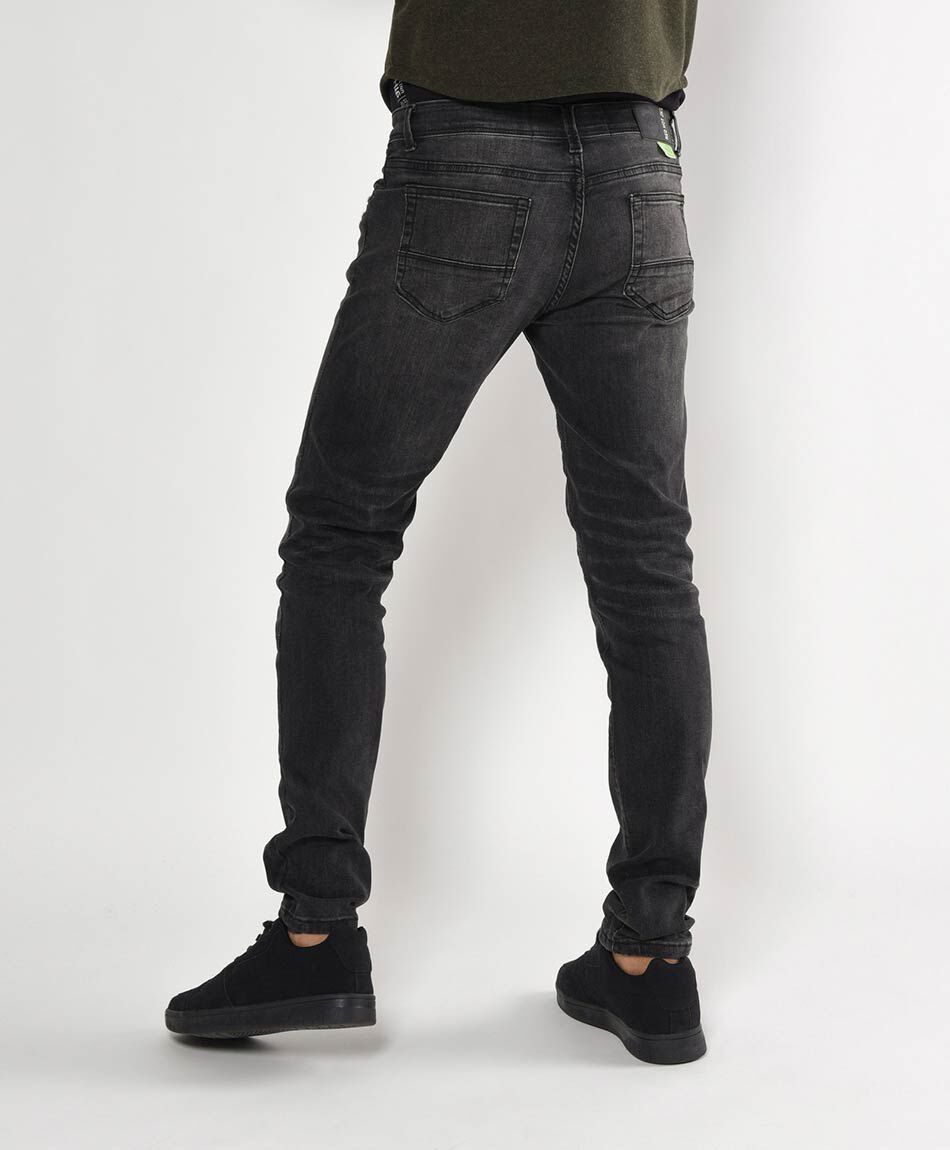 Jeans hombre desgastado skinny fit