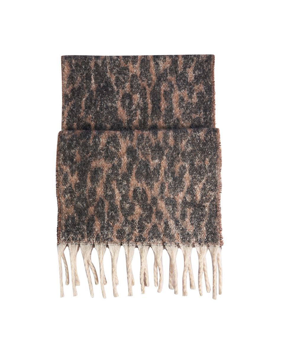 Ruana mujer animal print