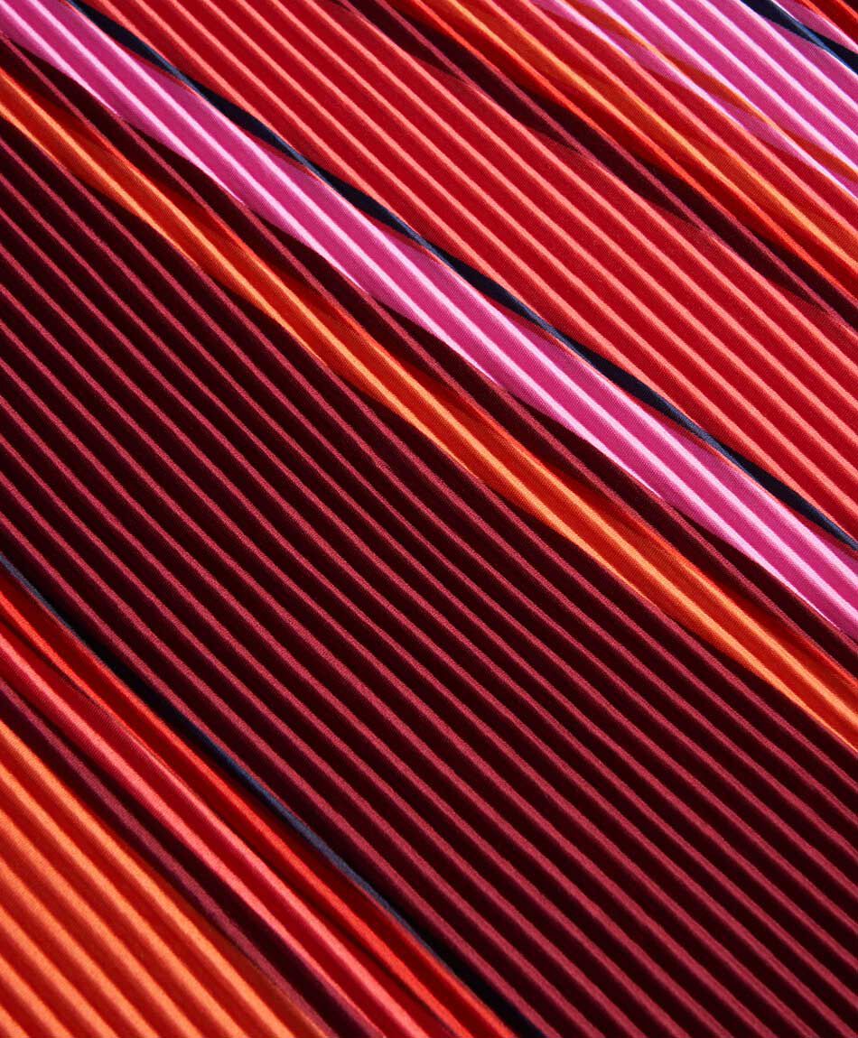 Set pa&ntilde;uelo + aros mujer color block